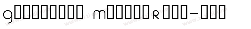 Gravitica MediumRoun字体转换